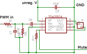 speaker amp schematic